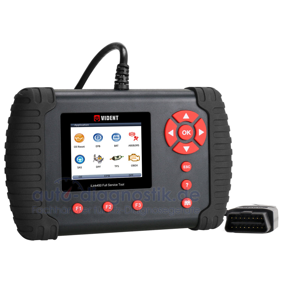 Vident iLink450 Service zurücksetzen OBDI OBDII Diagnose-Tool