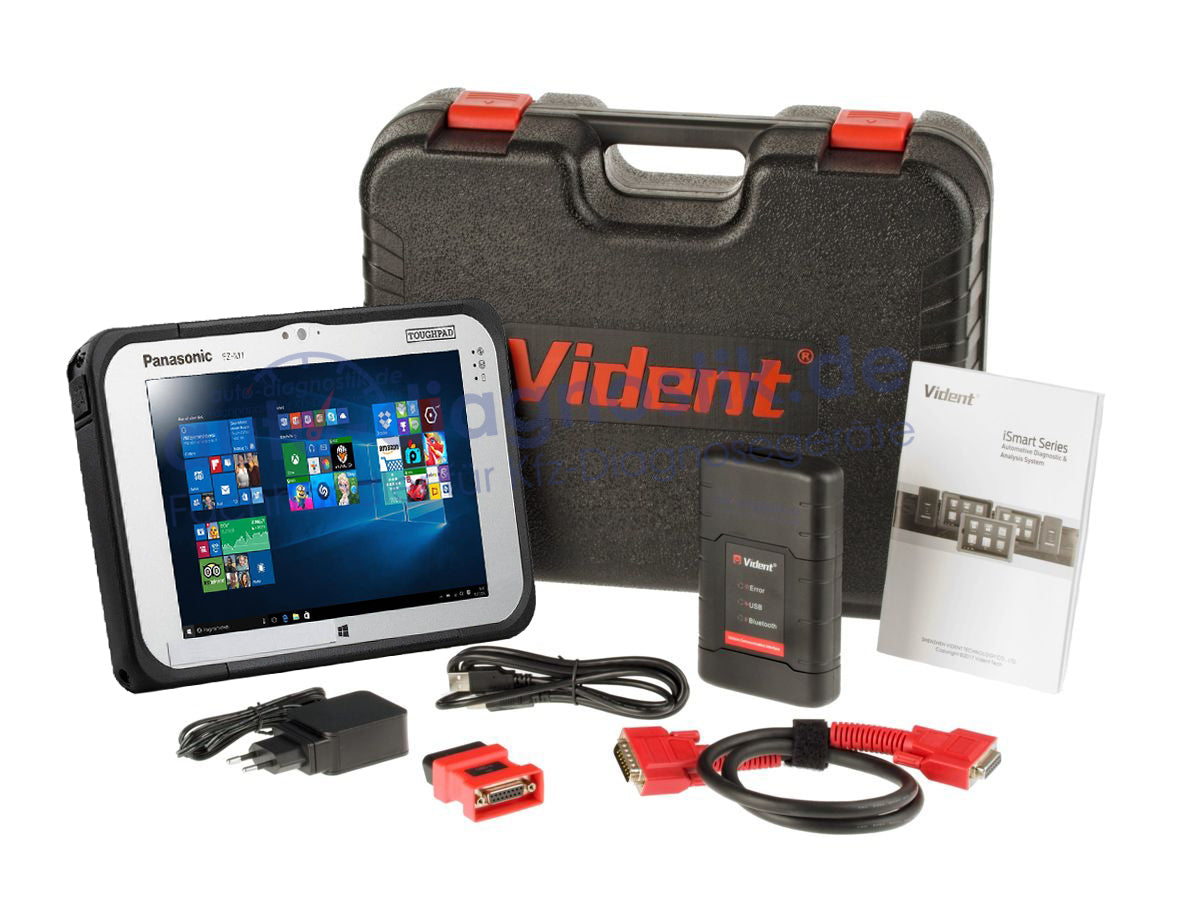 Vident iSmart Panasonic ToughPad FZ-M1 Kfz Diagnosegerät 3 Jahre Kostenlose Updates 2023